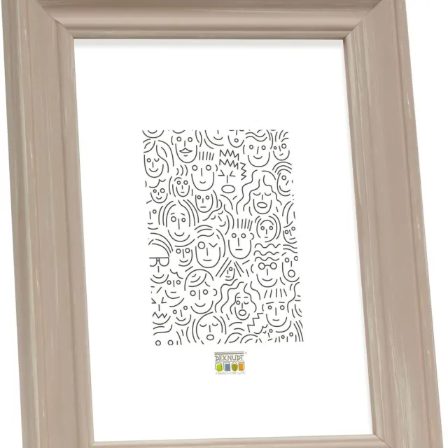 Deknudt Frames fotolijst S46LF3 - beige - landelijk - foto 10x15 cm