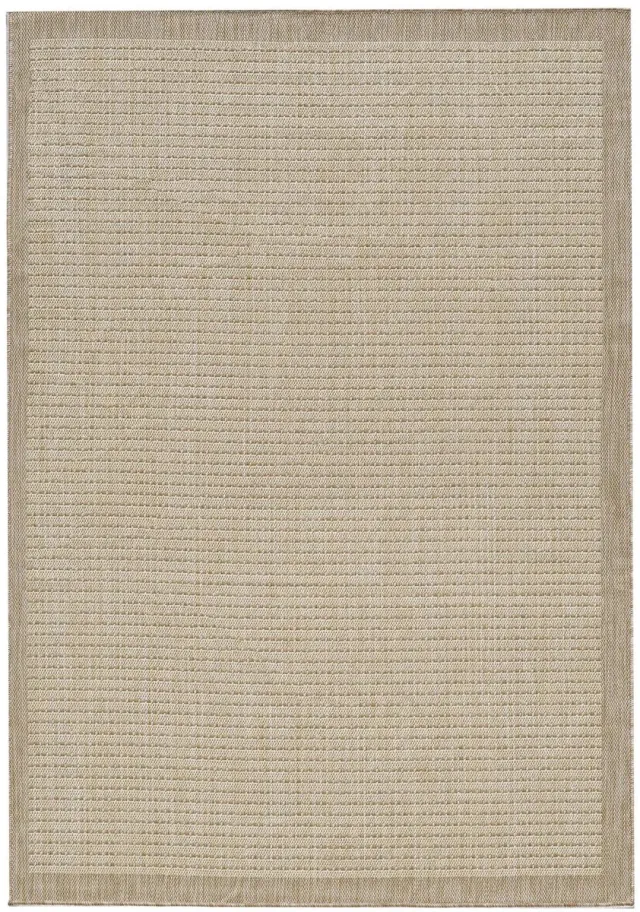 Dutch XXL Buitenkleed | Giza | Kader | Beige | 80x150 cm | Buitentapijt | Tuintapijt