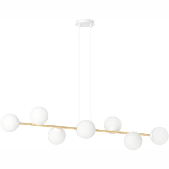 Emibig GRAVITY 8 WH GOLD - Verlicht uw ruimte met glamour White