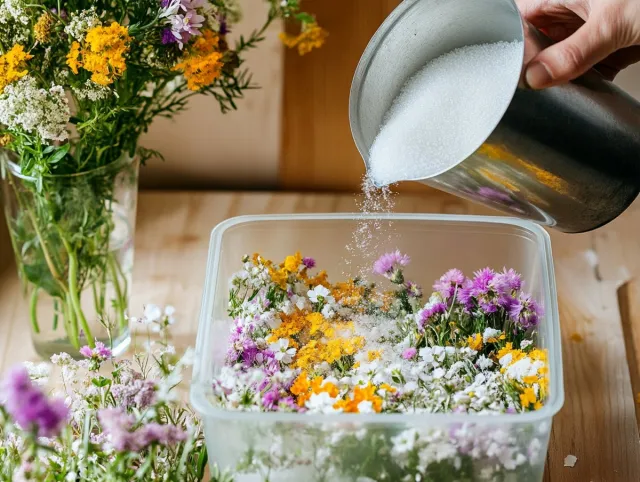 DDC Silica Gel voor Bloemen Drogen | Wit 0,2 - 0,8mm | Fijne korrel | 1 kg
