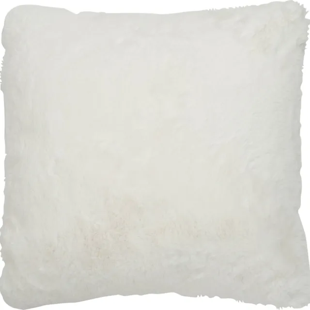 J-Line kussen Cutie – polyester – wit