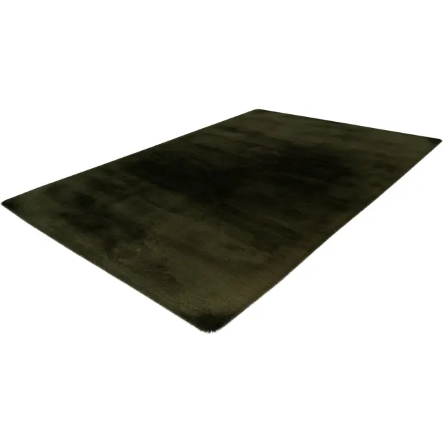 Lalee Heaven - Vloerkleed - Tapijt – Karpet - Hoogpolig - Superzacht -comfy Fluffy - rabbit fur- 80x150 cm donker groen