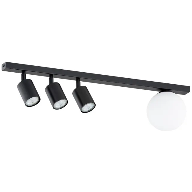 Emibig BASTER 4 BLACK - Moderne plafondlamp voor elke ruimte