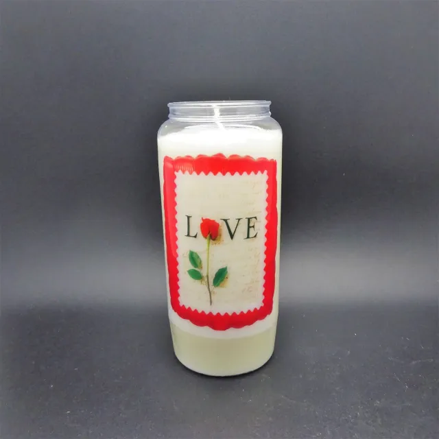 Partijhandel RODO Noveenkaars Spreuk 005 - 6 dagen brander (5 stuks) wit