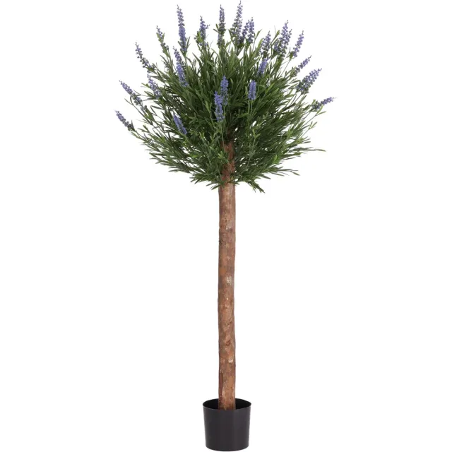 maxifleur Kunstplanten Kunstlavendel bol op stam 120cm UV Blauw