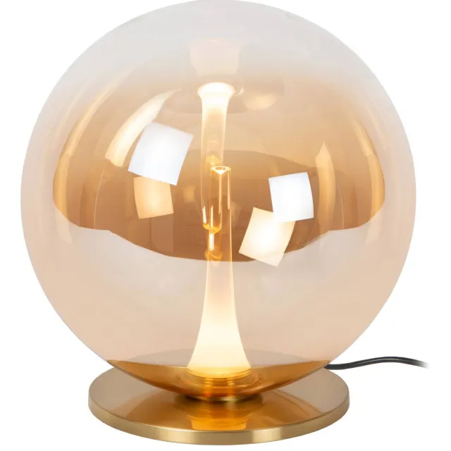 Lucide glazen tafellamp - Amber