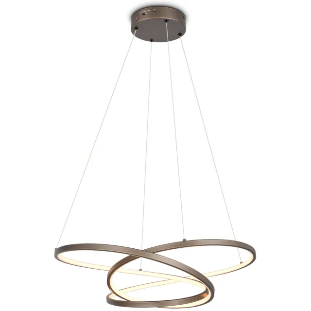 Trio DARVIN - Hanglamp - Platina - incl. 1x SMD 34 W