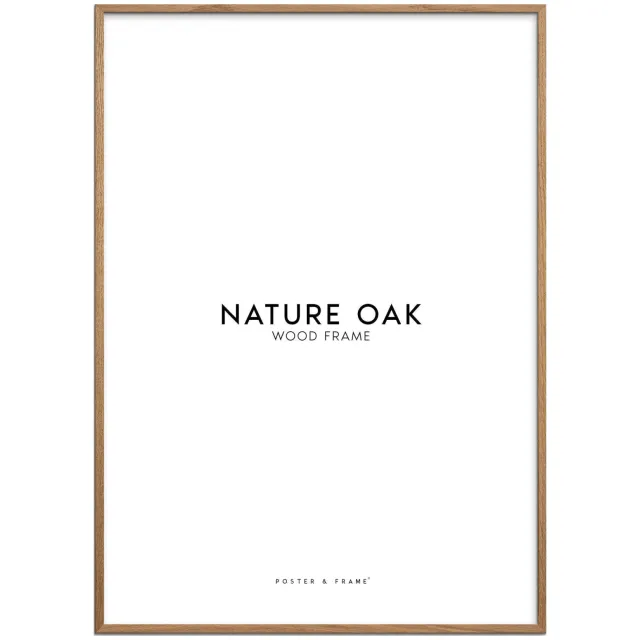Poster & Frame Eikenhouten lijst acryl (50 x 70 cm cm) naturel