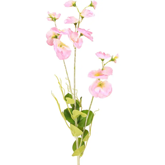 DPI GmbH Kunstbloemen pronkerwten roze op lange steel 74cm 2st