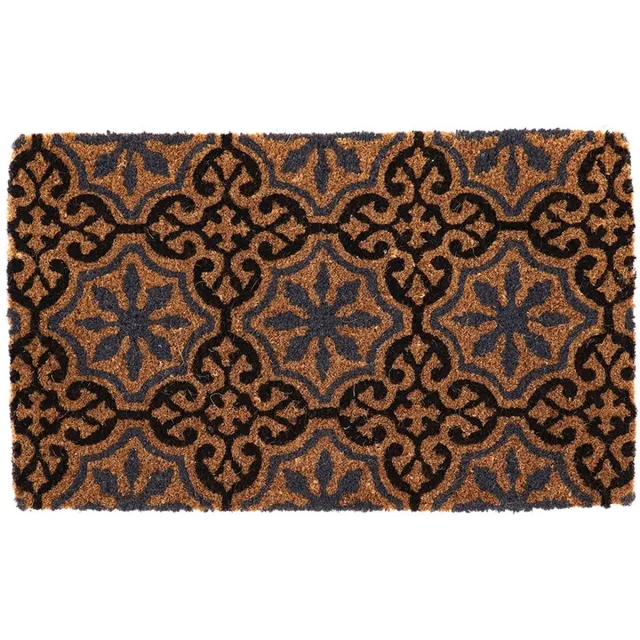 Esschert Design Deurmat Portugese Tegels | Kokosnoot | 75x45cm mehrfarbig