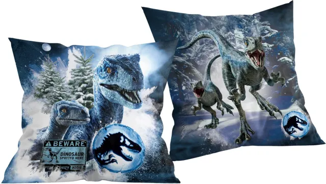 Jurassic World Sierkussen Beware - 40 x 40 cm - Polyester Multi