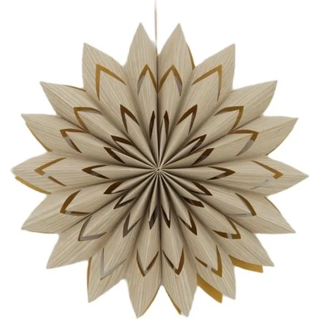 DKNC Kerstster 'Paper Beige' | 40cm