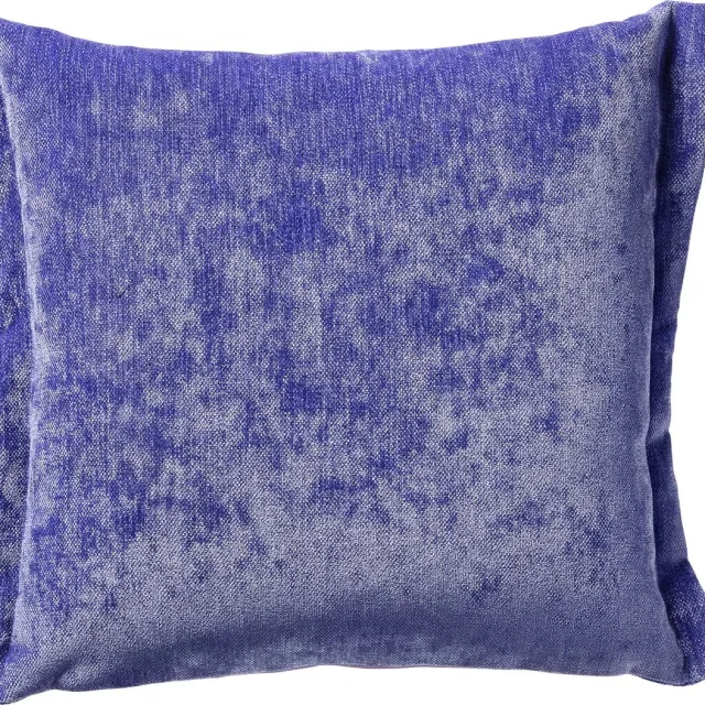 Dutch Decor LEWIS - Sierkussen 45x45 cm - fluweel - met sierrand - Very Peri - paars - Inclusief binnenkussen - Luxe kussens voor woonkamer & bank