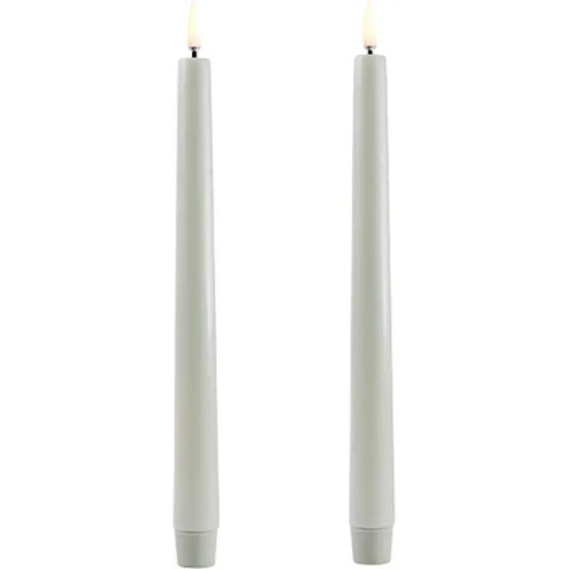 Uyuni LED Tafelkaars - Dusty Green - 25CM - Set van 2