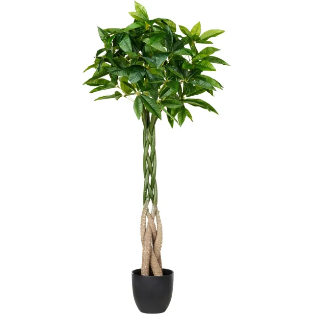 Beliani PACHIRA TREE - Kunstplant - Groen - 120 cm - Kunststof
