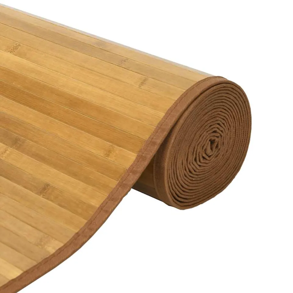 vidaXL Vloerkleed rechthoekig 60x100 cm bamboe naturel, foto 4