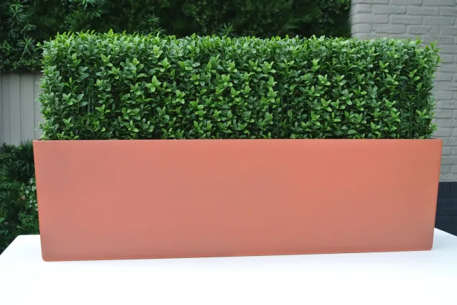 LeopoldFlora UV Kunst buxus heg 35x80cm groen