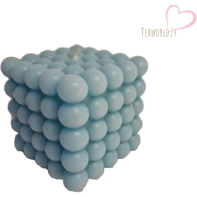Ravi Ravie - Bubbelkaars - Blauw- 10x10cm