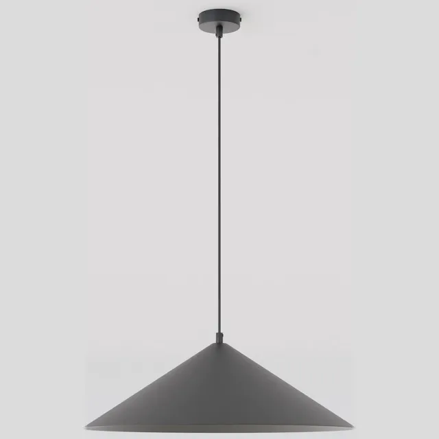 Emibig MONO 1L BL GRAFIT - Moderne hanglamp voor elke ruimte Zwartachtig