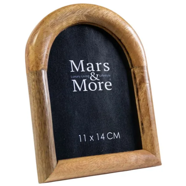 Mars & More fotolijst mango hout boog 10x15cm Bruin