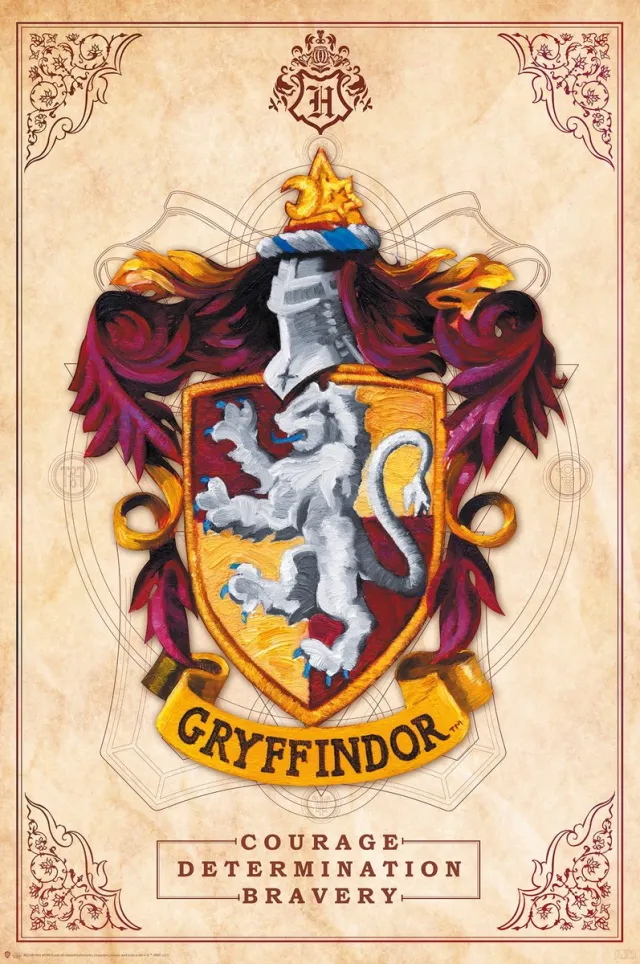 ABYSTYLE Poster Harry Potter - Gryffindor 61x91,5cm Divers