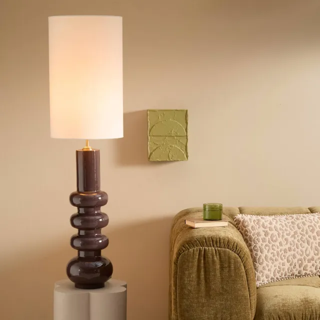 NOUS Living vloerlamp Lily (Ø30x111 cm) Donkerbruin