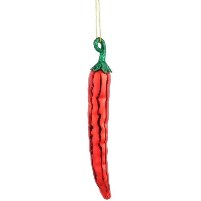Mica Decorations ornament peper - glas Rood