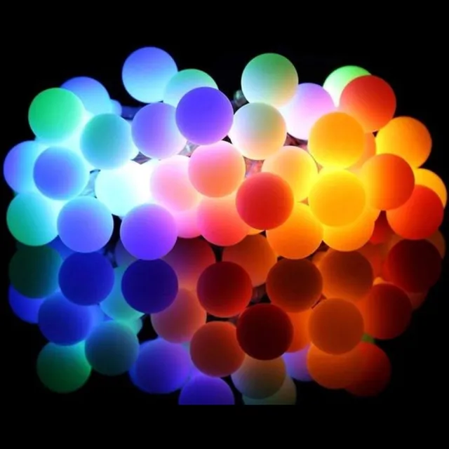 EZMarkt Lichtslinger – Voor Binnen en Buiten – 100 Lampjes – 10 Meter – Warm wit – Sfeer lampen – Feestverlichting – LED bolletjes – LED lichten