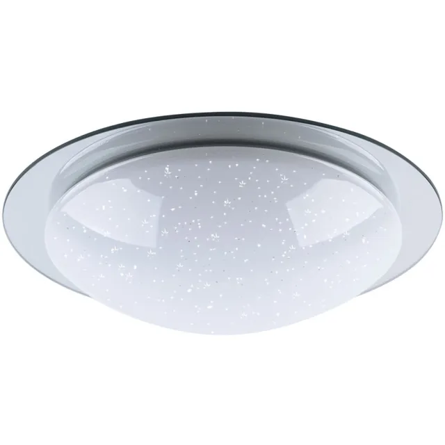 Leuchten Direkt Plafondlamp Skyler IP44 Ø 38cm Lichtkleur Instelbaar Wit