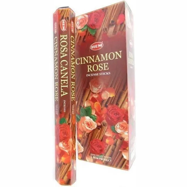 HEM Wierook - Cinnamon Rose - Slof (6 pakjes/120 stokjes)