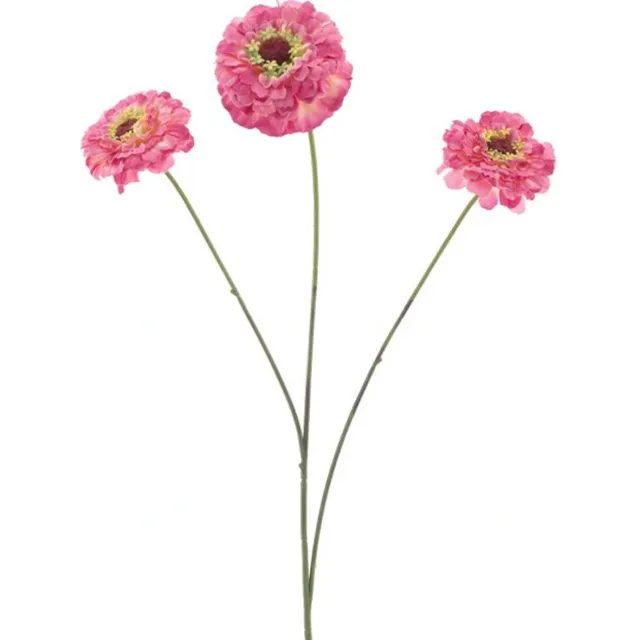 Erutan avon Zinnia elegans spray pink 60 cm kunstbloem Erutan Avon onbekend