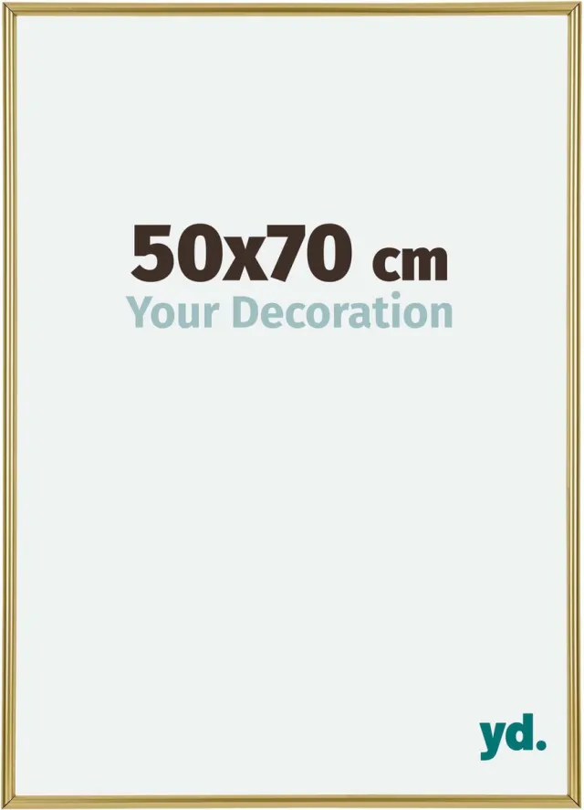 yd. Your Decoration - Fotolijst 50x70 cm - Kunststof - Goud - Annecy