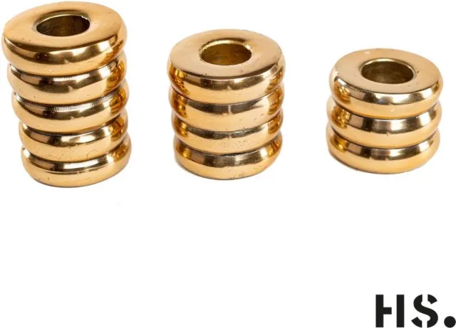 Home Society Candleholder Victoria Goud - Set van 3