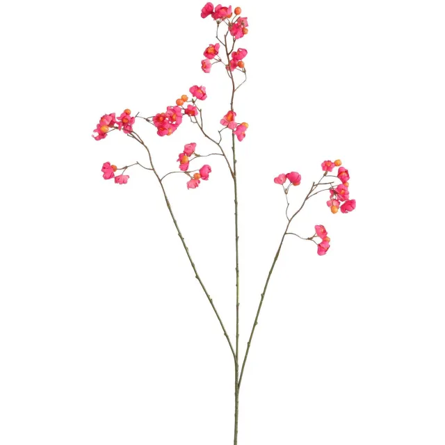 Mica Decorations kunstbloem Euonymus verrucosus Roze