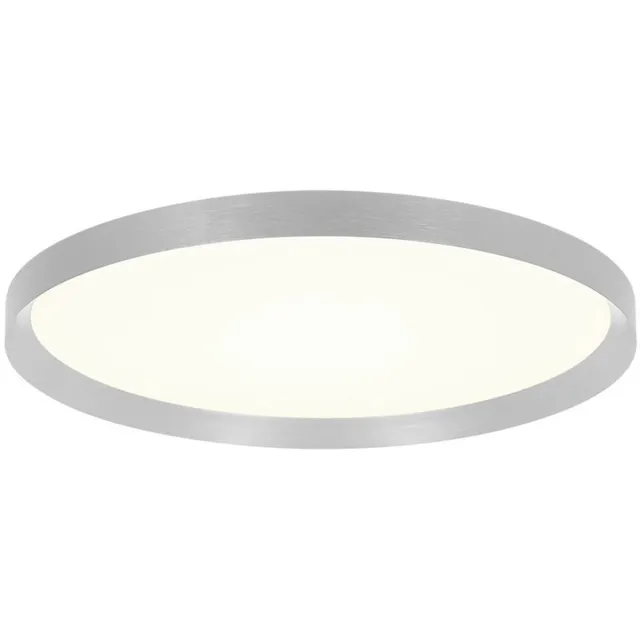 Plafonnier Flady 4367ST staal Ø30 cm 2000 Lumen Steinhauer Modern zilver