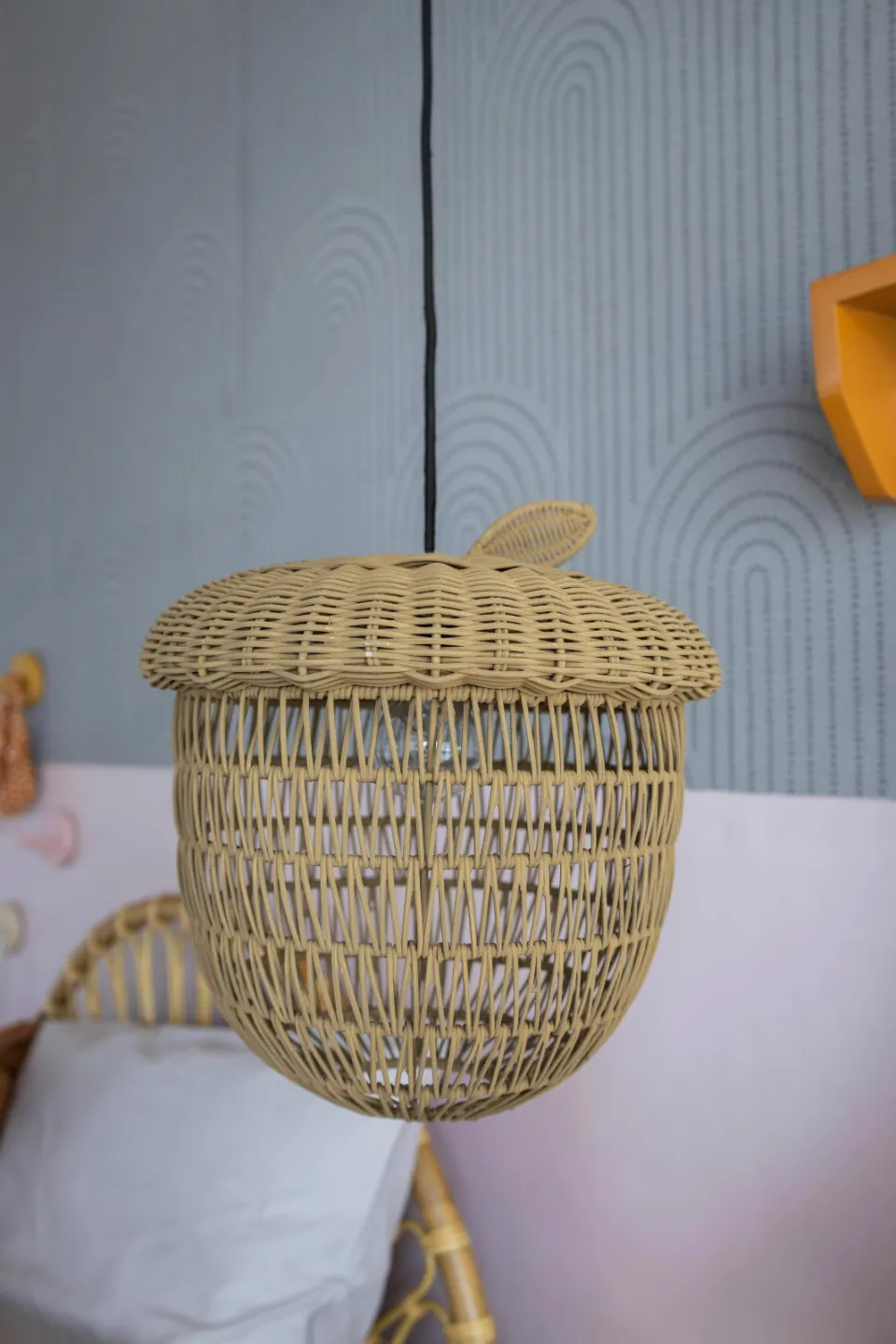 Kidsdepot Veda hanglamp rotan naturel, foto 2