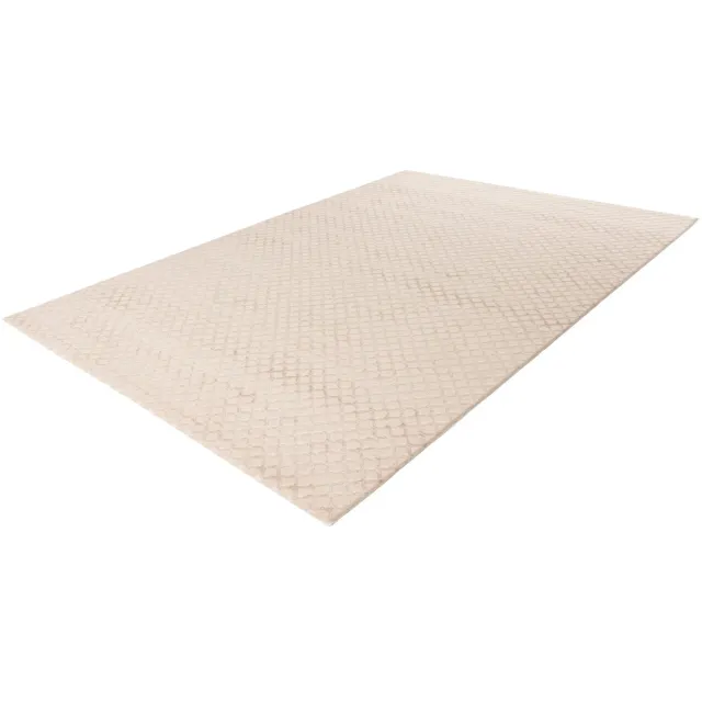 Pierre Cardin Vloerkleed - Modern Tapijt - Geometrisch Patroon - Beige - Luxe en Comfortabel - Tijdloos Design