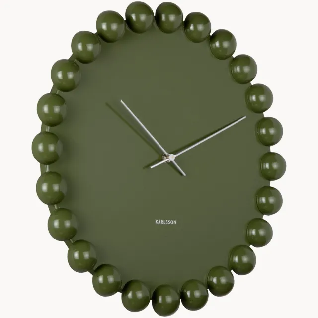 Karlsson Wandklok Cadiz Dotty Groen