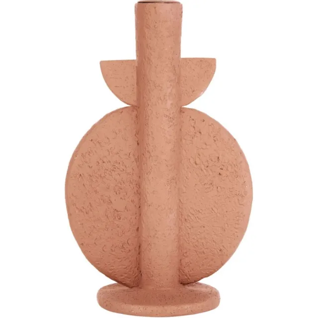 Present Time Kandelaar Bubble - Terracotta Oranje - 13x9,5x22cm - Modern