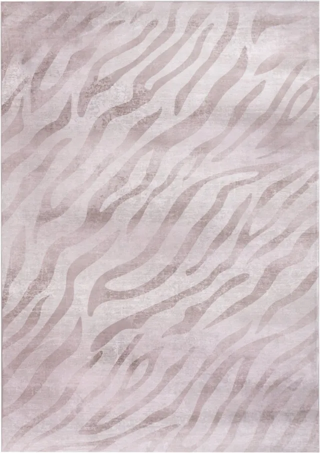 Beliani EGIL - Vloerkleed - Beige - 140 x 200 cm - Polyester