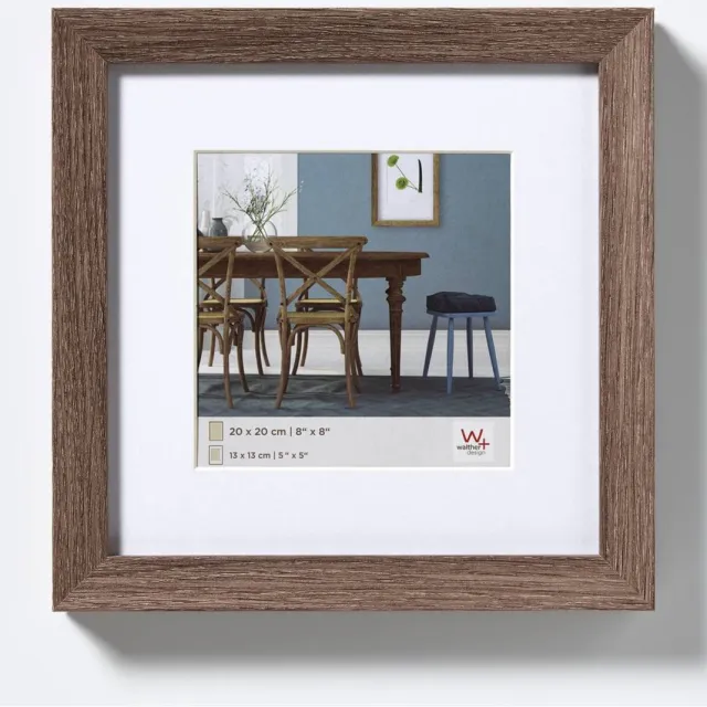 Walther Fiorito - MDF Houten lijst - Fotoformaat 20x20 cm - Walnoot