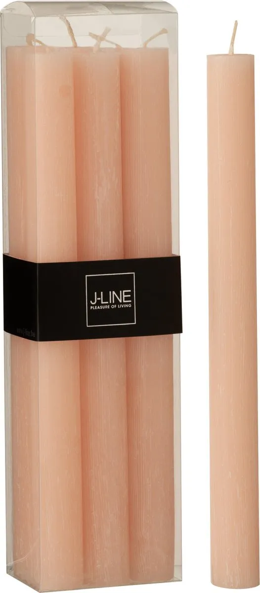 J-Line tafelkaars - perzik - 9U - doos van 6 Roze
