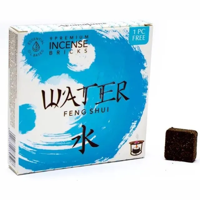 Aromafume Feng Shui Wierookblokjes Water (40 gram) naturel