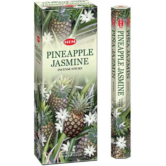 HEM Wierook - Pineapple Jasmine - Slof (6 pakjes/120 stokjes)