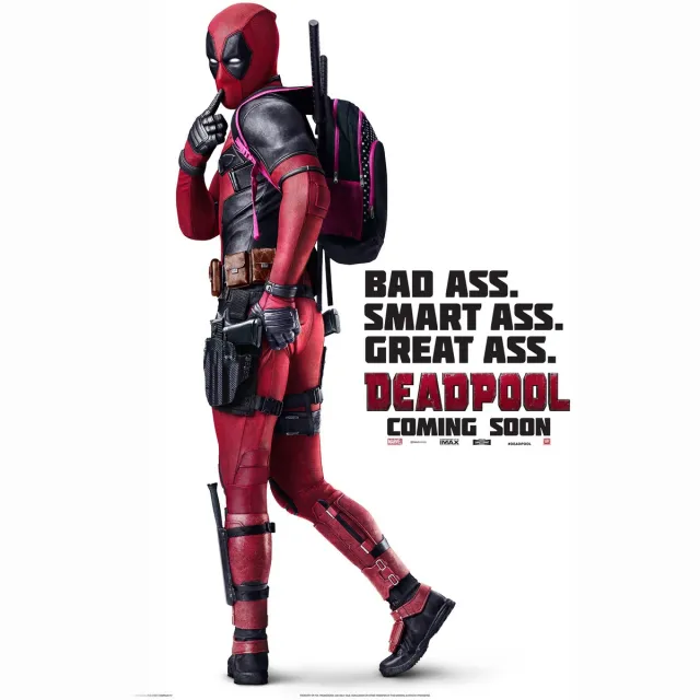 karo-art Poster-Deadpool, Originele Filmposter, Premium Print, Professioneel Fotopapier Multikleur