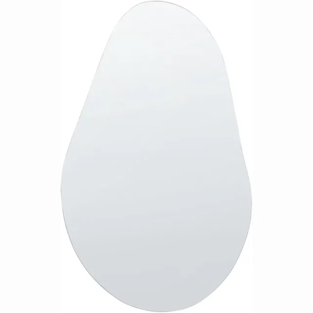 Beliani AUBAGNE - Wandspiegel - Zilver - Glas