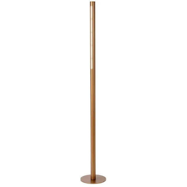 Lucide aluminium dimbare LED vloerlamp GRIFFITH Vl 21x21 cm - brons