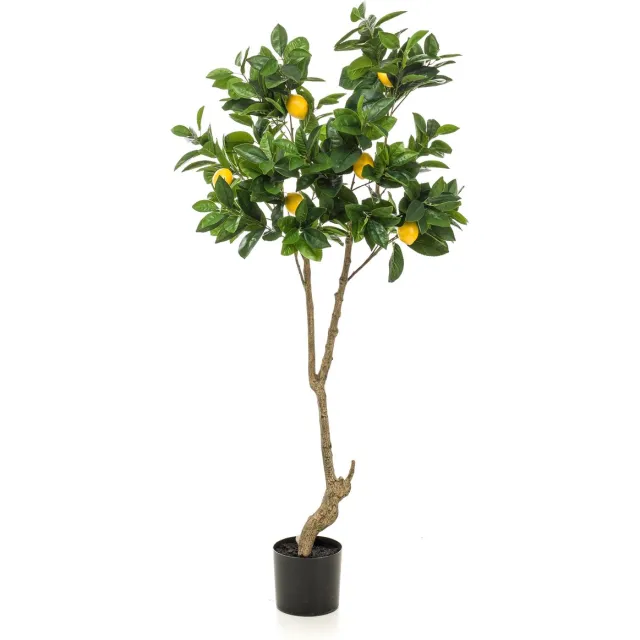 Emerald Kunstboom citroen 150cm - Kunstplant voor binnen Groen