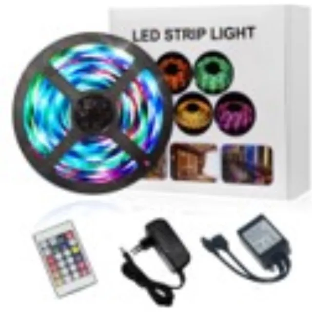 Benson Flexibele LED strip - kleurrijk - waterdicht IP65 - 5 meter - voor binnen en buiten RGB (kleurrijk)