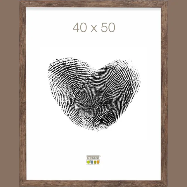 Deknudt Frames fotolijst S45RH3 - bruin - hout - 40x50 cm